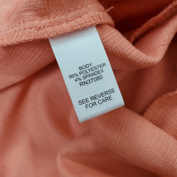 Summer Dress Coral ruffles sleeves hem - Picture 10 of 10